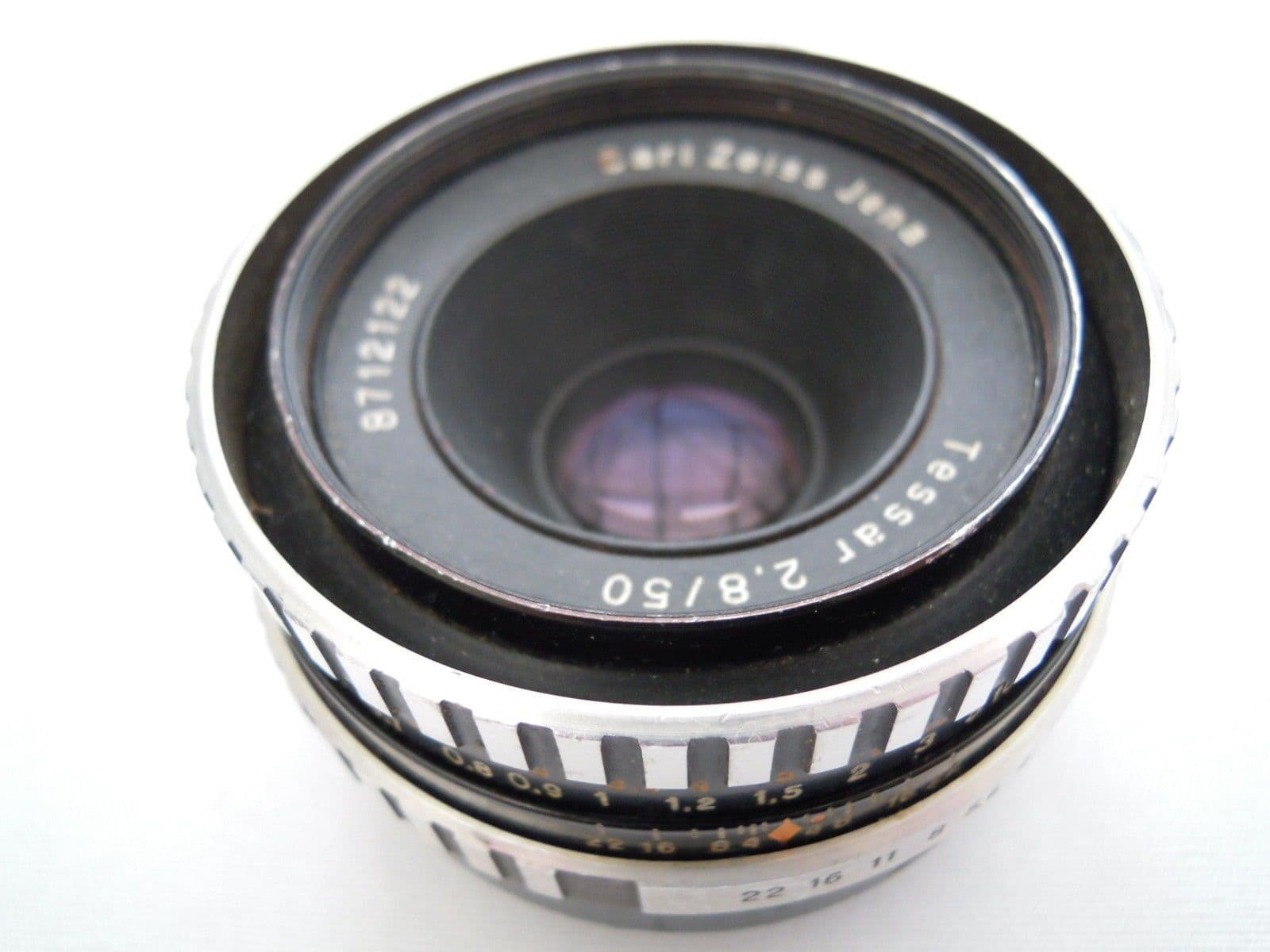 CARL ZEISS JENA TESSAR 50mm f2.8 / M42 マウント レンズ