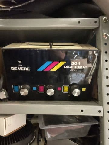 DEVERE 504 DICHROMAT MKV TWIN LAMP COLOUR ENLARGER HEAD