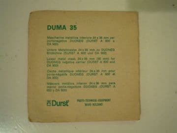 DURST DUMA 35 LOWER METAL MASK 24X36MM FOR DUONEG NEG CARRIER