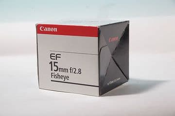EMPTY box for Canon 15mm Fisheye lens