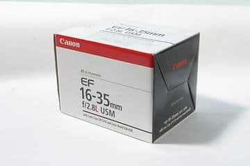 EMPTY box for Canon 16-35mm f2.8 L lens