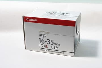 EMPTY box for Canon 16-35mm f2.8L II lens