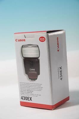 EMPTY box for Canon 430 EX flashgun