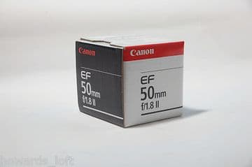 EMPTY box for Canon 50mm f1.8 II lens