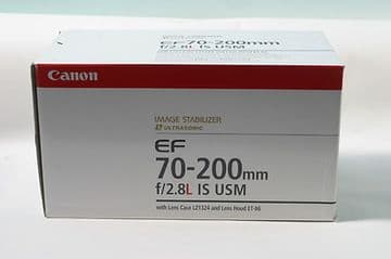 EMPTY box for Canon 70-200mm 2.8 L lens