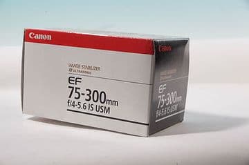 EMPTY box for Canon 75-300mm f4.5-5.6 lens