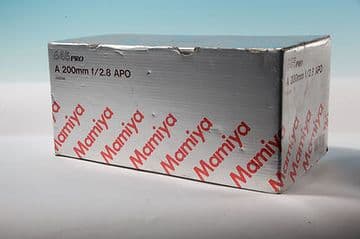 EMPTY box for Mamiya 645 Pro 200mm f2.8 APO lens