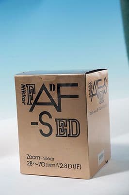 EMPTY box for Nikkor 28-70mm f2.8 D (IF) lens