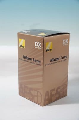 EMPTY box for Nikon 18-70 f/3.5-4.5