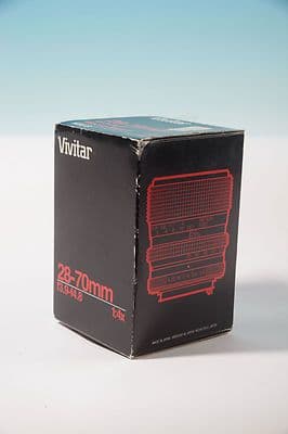 EMPTY box for Vivitar 28-70 f/3.9-4.8