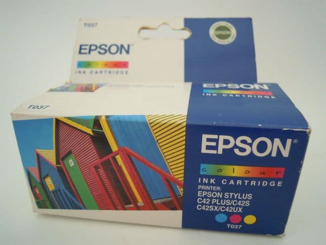 EPSON INK CARTRIDGE COLOUR T037 FOR C42 PLUS/C42S