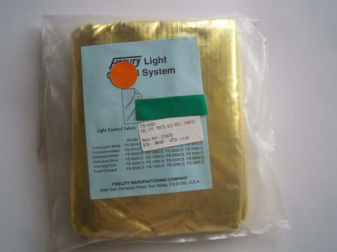 Fidelity Light Control System Gold Fabric reflector 78