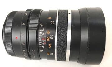 FONTRON 135MM F3.5 PRIME LENS IN M42 SCREW FITTING