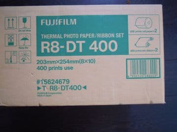 FUJI ASK PRINTER PAPER 10X8" 2 ROLLS R8-DT-400 FOR ASK400