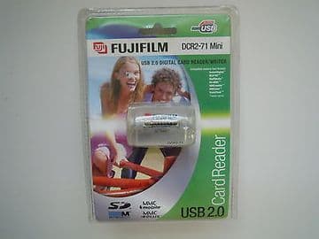 Fuji film SD USB 2.0 Digital Card Reader/Writer DCR2-71 mini