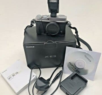 Fuji X-E3 CMOS 24.3MO silver  APS-C digital camera body