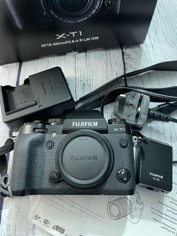 Fujifilm X series X-T1 16.3MP Digital SLR Camera - Black (Body Only)