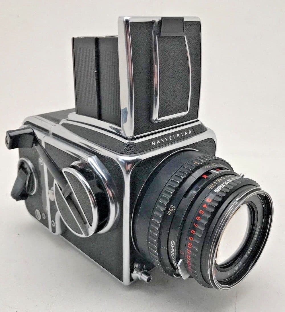 Hasselblad 500cm complete with 100mm planar f3 lens and A12