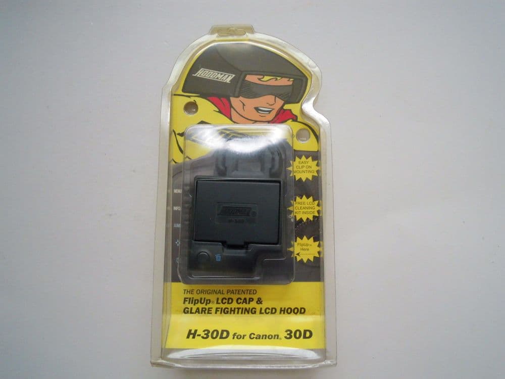 HOODMAN H-30D FOR CANON 30D LCD CAP & GLARE FIGHTNG HOOD