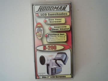 HOODMAN LCD SUNSHADE H-200 FITS 2" LCD SCREEN