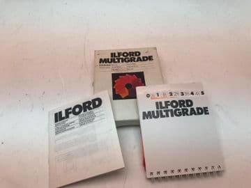Ilford above the lens or below lens 8.9x8.9cm gel Multigrade Filter set
