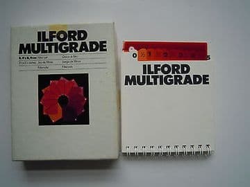 Ilford Multigrade Filter set 8,9x8,9cm . 3 1/2 X 3 1/2 inches