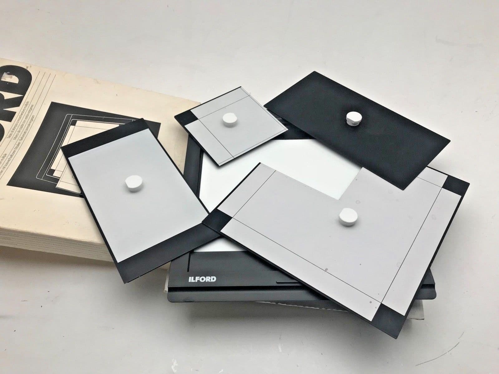 Ilford Multimask darkroom enlarger printing frame/easel