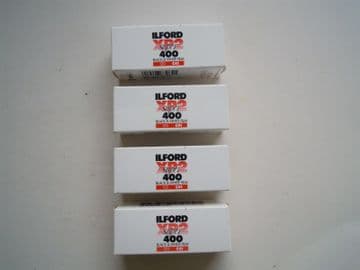 ILFORD XP2 SUPER 400 BLACK & WHITE 120 C41 4 ROLLS