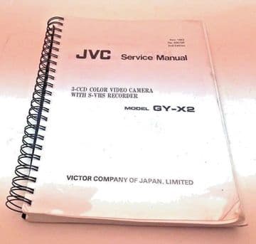 JVC GY GX2 PROFESSIONAL VIDEO CAMERA SERVICE MANUAL