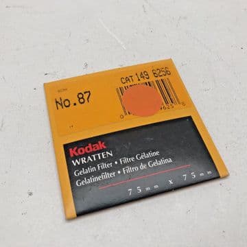 Kodak 87 75mm Wratten filter for Infra Red photography