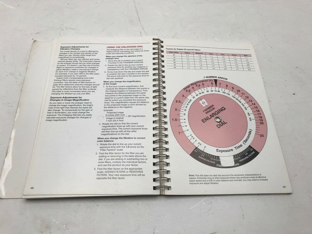 Kodak colour printing darkroom guide