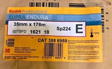Kodak Endura 35mm x 176m roll of RA4 colour paper for contact printing 35mm neg