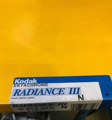 Kodak Radiance 12x16” colour glossy paper for transparency printing