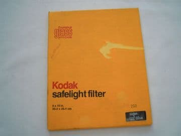 KODAK SAFELIGHT FILTER 1 10X8IN CAT; 1521608