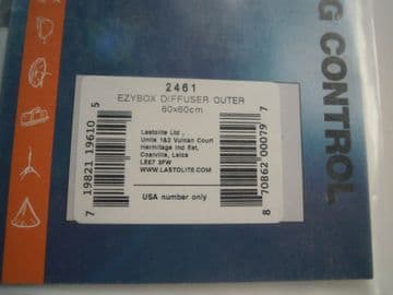 Lastolite Ezybox Diffuser outer flat fronted 60x60 cm