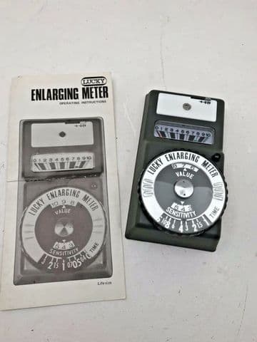 Lucky Enlarging baseboard enlarger meter