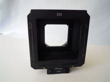 MAMIYA 360 BELLOWS LENS HOOD FOR MAMIYA