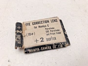 Mamiya C diopter +2 for CDS prism and porofinder