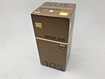 Nikon AF 105mm F2.8 VR Nikkor lens box