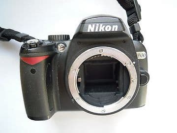 Nikon D60 10.2 MP Digital SLR Camera - Black (Body only)