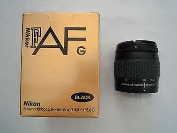 Nikon Zoom-Nikkor AF G 28-80 mm f/3.3-5.6 Lens
