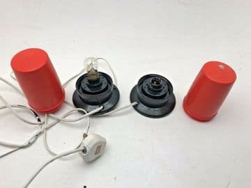 Paterson black and white orange darkroom safelight 2 wired together needs pigmy