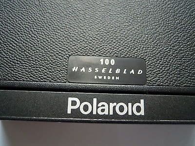 Polaroid 100 Hasselblad back