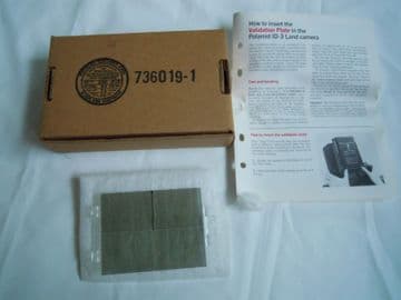 POLAROID VALIDATION PLATE POSI