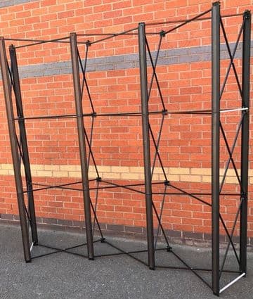 POP UP EXPANDING CURVED EXHIBITION 7'6" HIGH BACKGROUND DISPLAY UNIT