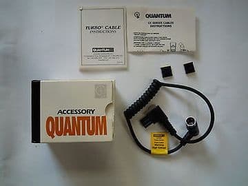 Quantum CCKE Turbo Flash Cable -Short ;Fits Nikon SB_28 Euro, SB28DX, SB80DX