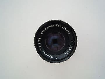 Schneider- Kreuznach Componar F4.5 75mm lens