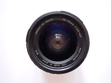 Sigma UC Zoom 28-70mm F3.5-4.5 Multi coated Nikon Fit
