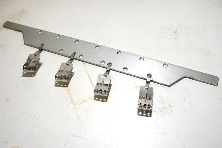 Stainless steel hanger with 35mm film clips for dip and dunk machine