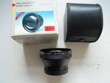 VIVANCO VIDEO TELE CONVERTER VC 95/1 T 0 52MM 2.0X